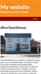 Mobile Screenshot of akraguesthouse.com