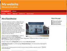 Tablet Screenshot of akraguesthouse.com